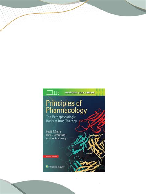 PRINCIPLES OF PHARMACOLOGY GOLAN 3RD EDITION DOWNLOAD Ebook Epub