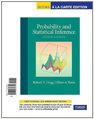 PROBABILITY AND STATISTICAL INFERENCE 7TH EDITION Ebook PDF