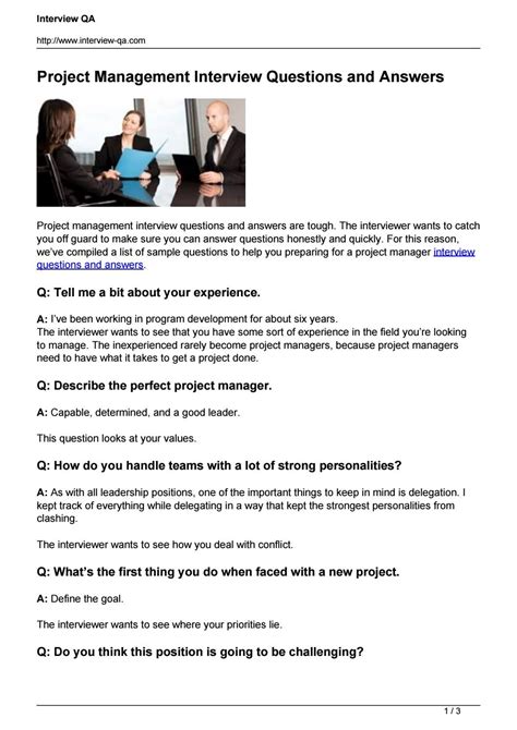 PROJECT MANAGEMENT CASE INTERVIEW QUESTIONS Ebook Reader