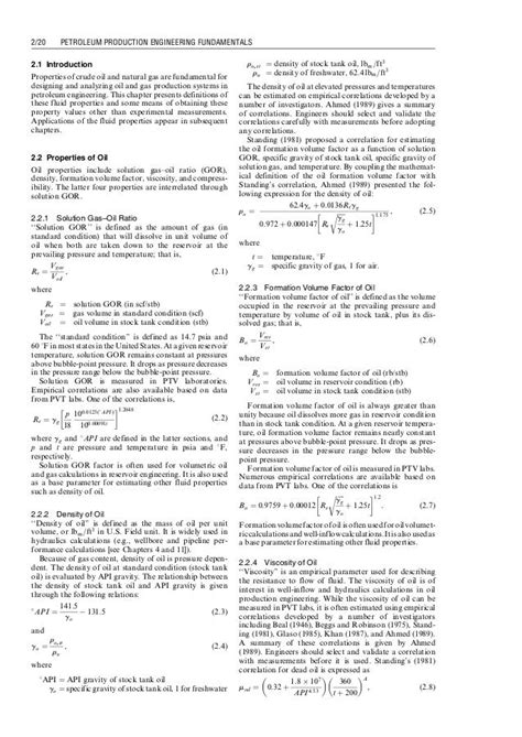 PROPERTIES OF PETROLEUM FLUIDS 2ED SOLUTION MANUAL Ebook Reader