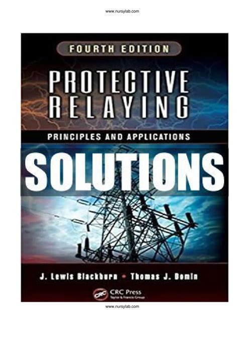 PROTECTIVE RELAYING PRINCIPLES AND APPLICATIONS SOLUTIONS MANUAL Ebook Doc