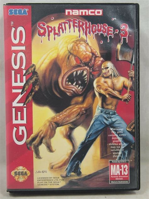 PS3 Sega Genesis Splatterhouse 3 Game Box: A Collector's Dream