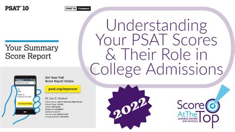 PSAT Scores and College Admissions