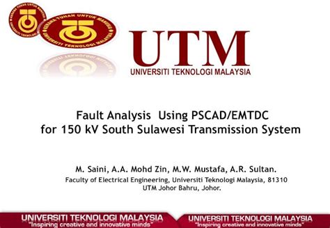 PSCAD TUTORIAL FAULT ANALYSIS Ebook PDF