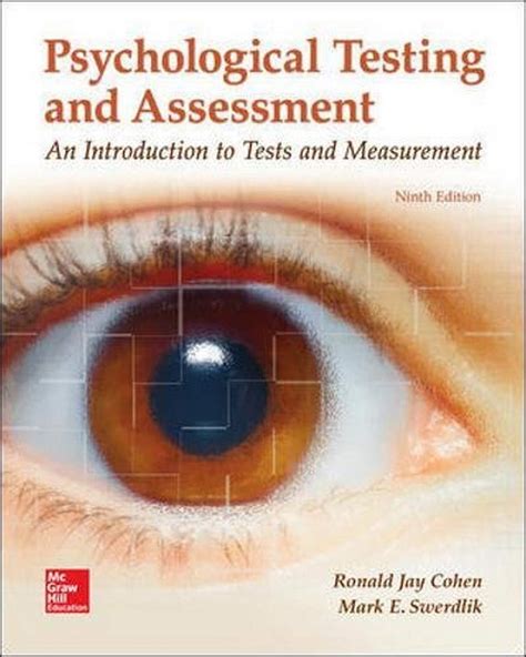 PSYCHOLOGICAL TESTING AND ASSESSMENT COHEN 8TH EDITION Ebook Kindle Editon
