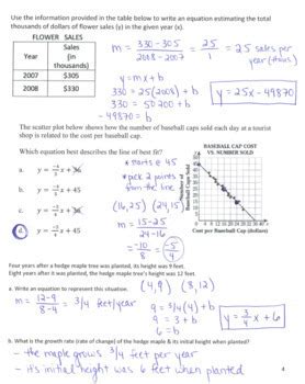 Pa Keystone Finish Line Algebra I Answer Doc