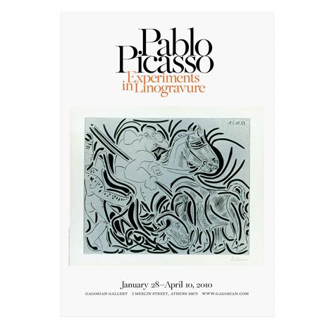 Pablo Picasso Experiments in Linogravure