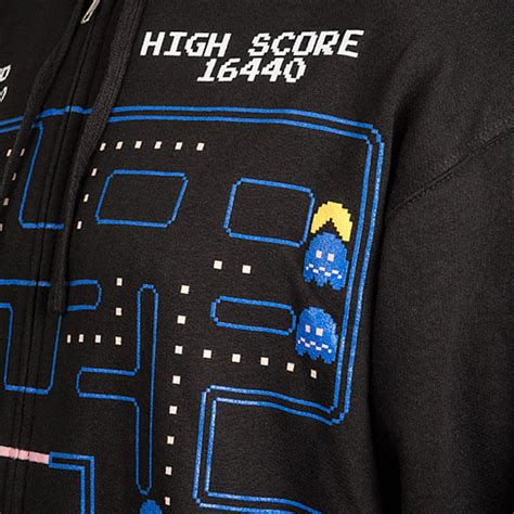 Pac-Man Hooded Sweatshirt: Faithful to the Pixelated Legend