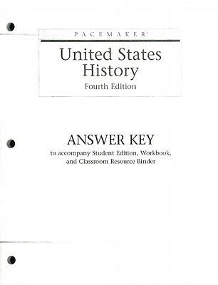 Pacemaker United States History Teacher Answer Key Epub