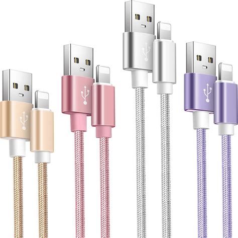 Pack iPhone Charger Colored Purple Epub