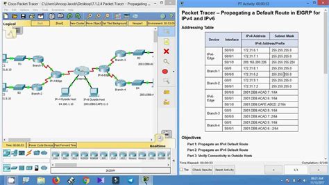 Packet Tracer 361 Answer Doc