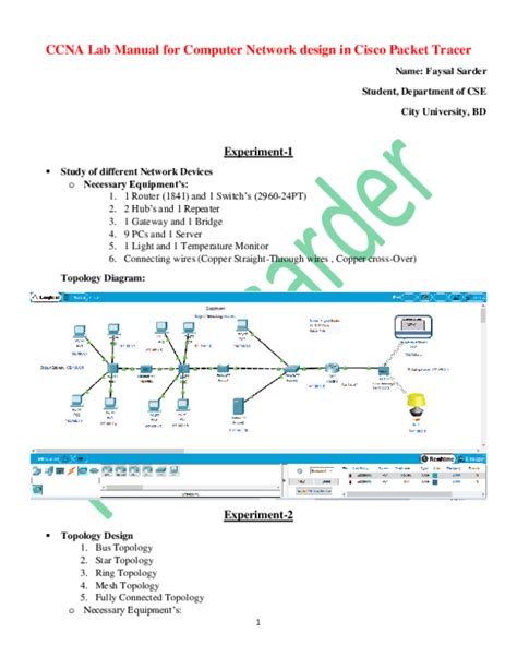 Packet Tracer Lab Ccna 2 Discovery Answer Epub