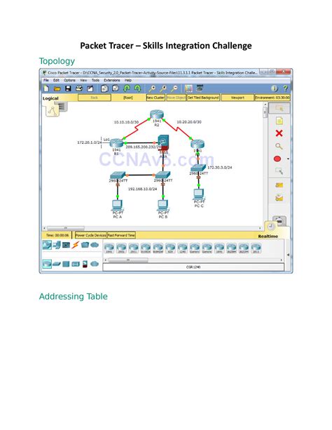 Packet Tracer Skills Integration Challenge Answers 9 Kindle Editon