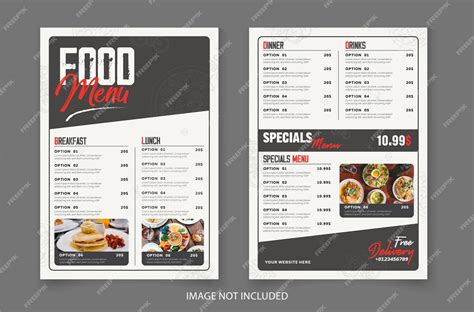 Pages Menu Template