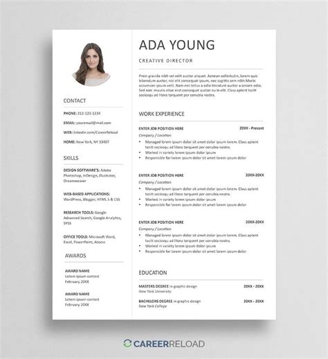 Pages Resume Templates Mac