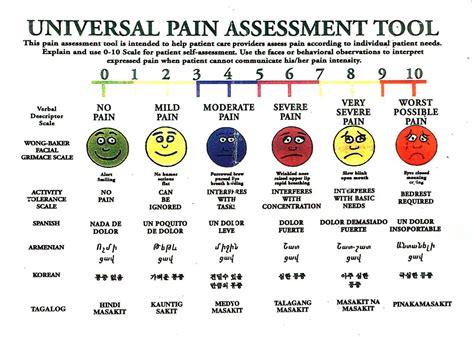 Pain Chart Level