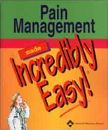 Pain Management Made Incredibly Easy 03 by Springhouse Paperback 2003 PDF