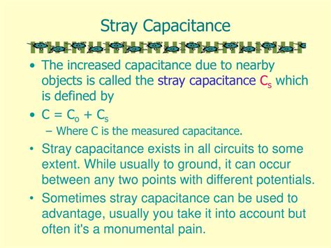 Pain Points of Capacitance