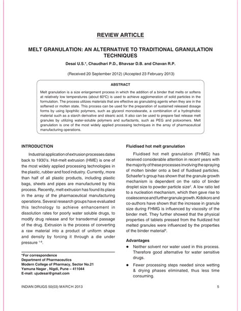 Pain Points of Traditional Granulation