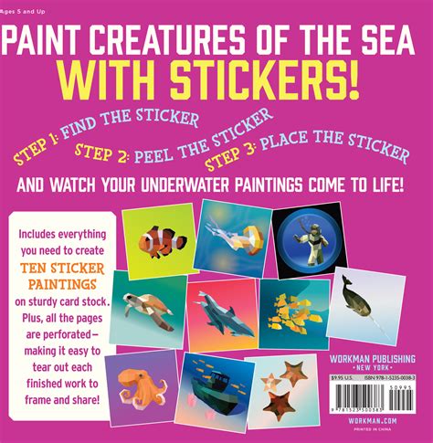 Paint by Sticker Kids Under the Sea Create 10 Pictures One Sticker at a Time PDF