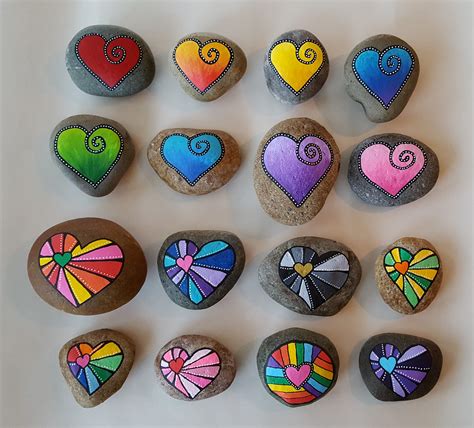 Painted Rocks Hearts: A Journey of Creativity and Expression