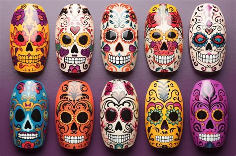 Painted Skulls: A Canvas for Creative Expression