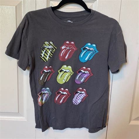 Pair a Rolling Stones T-shirt with jeans and sneakers for a casual look.