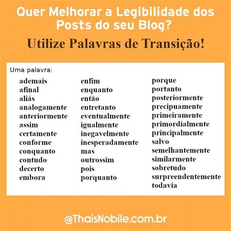 Palavras de Transição para Guiar o Caminho