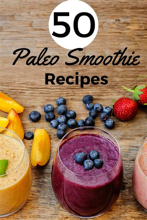 Paleo Smoothies Out of this World Smoothies for You Doc