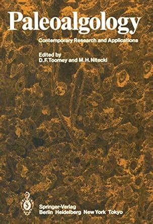 Paleoalgology Contemporary Research and Applications 1st Edition PDF