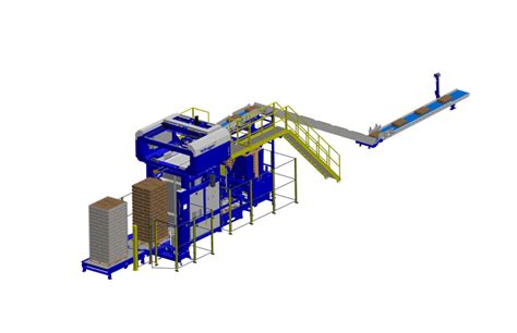 Palletizer Machine for Bags: 10,000 Bags Palletized Per Hour