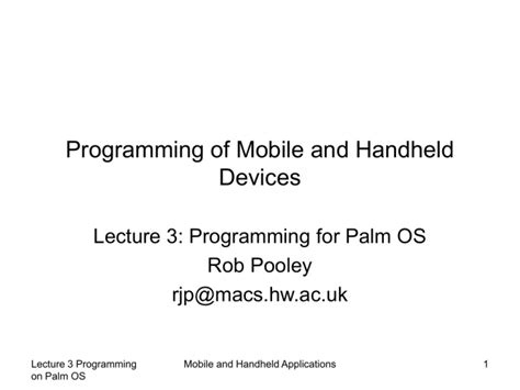 Palm Programming in Basic Doc