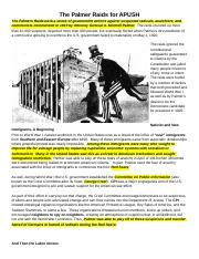 Palmer Raids: A Comprehensive Guide for APUSH Students