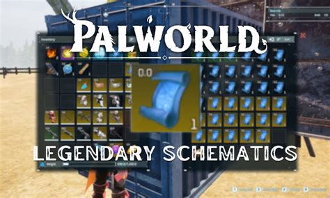 Palworld New Legendary Schematics: Elevating Your Palcapturing Journey