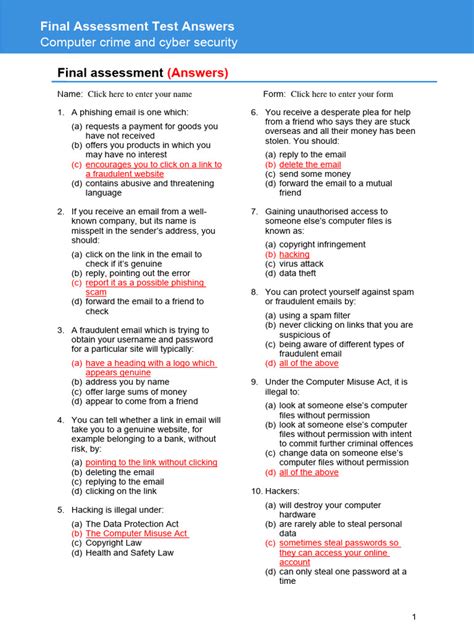 Pampg Assessment Test Answers Doc