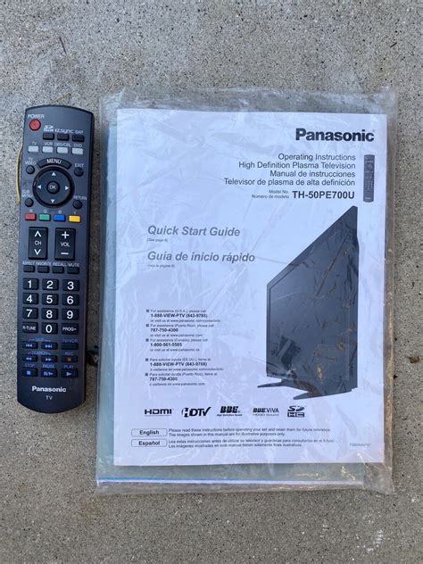 Panasonic TH-50PE700U Ebook Reader