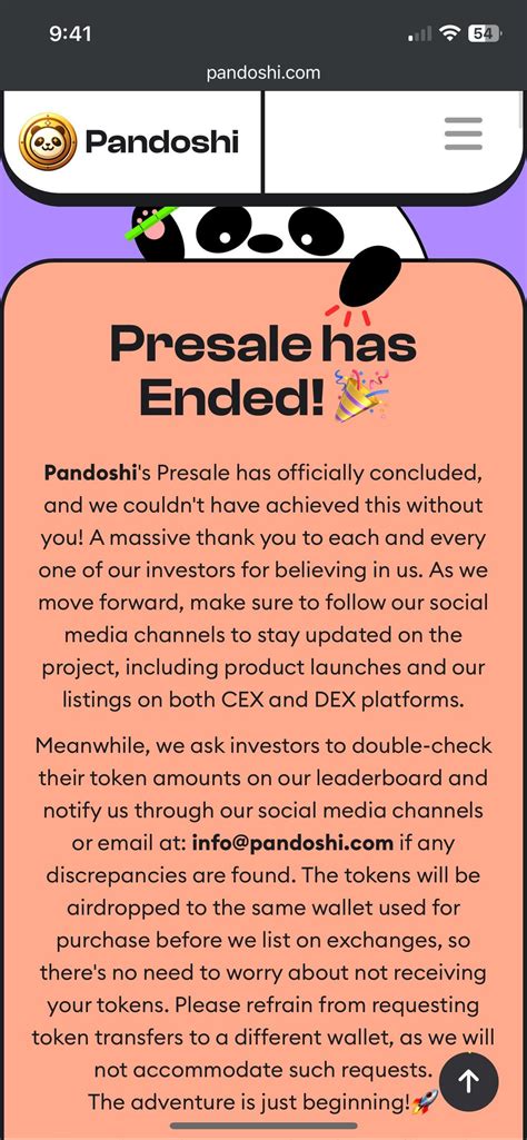 Pandoshi Pre Sale: 50% Off for Early Adopters