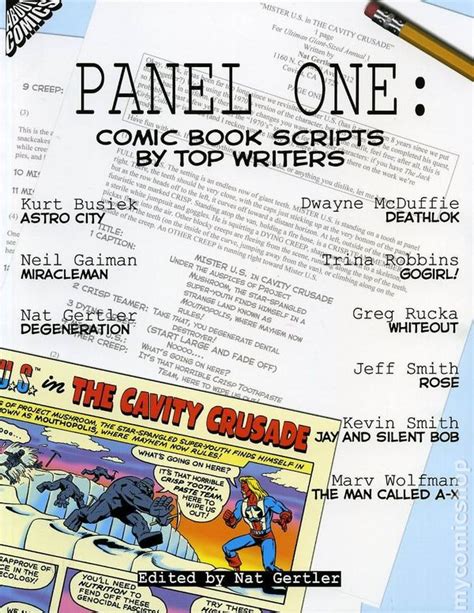 Panel One Comic Book Scripts by Top Writers Panel One Scripts by Top Comics Writers Tp New Prtg Epub