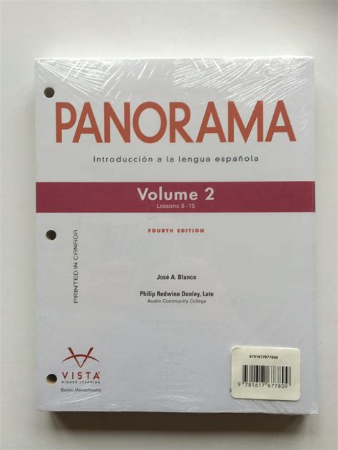 Panorama 4th Edition Supersite Answers Leccion 2 PDF Epub
