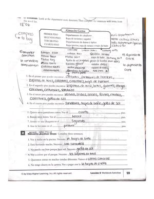 Panorama Lesson 3 Answers To Workbook Activities Doc