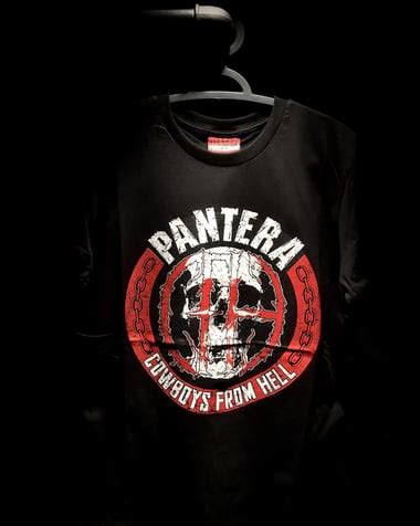 Pantera Cowboys from Hell T-Shirt: An Iconic Symbol of Heavy Metal