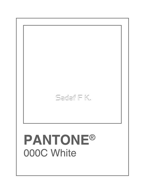 Pantone: Pure White (01-01-01)