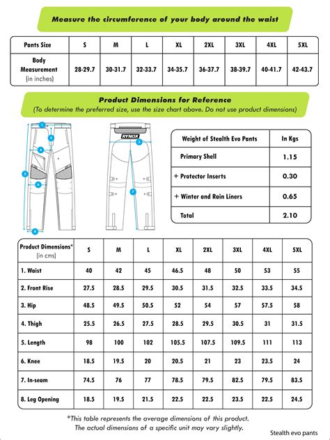 Pants Sizing Guide: Master the Art of Perfect Fit