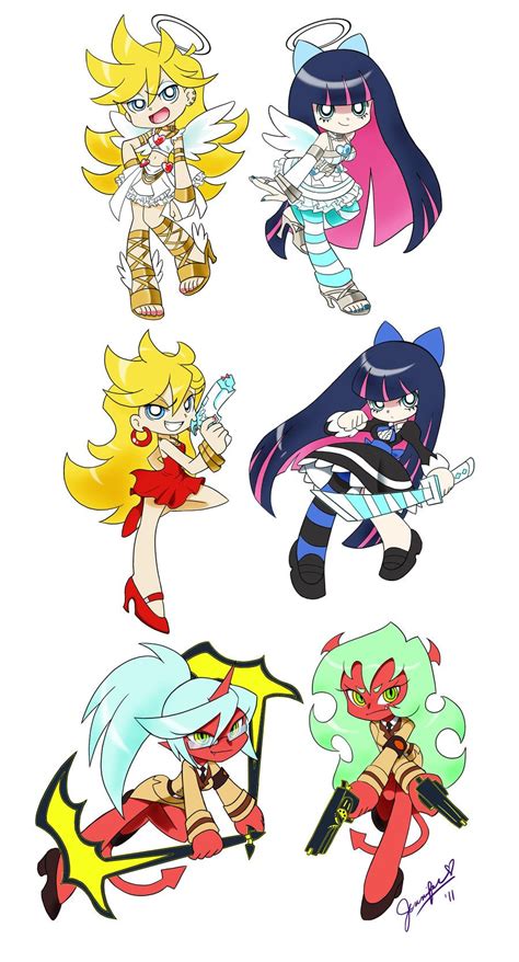 Panty and Stocking with Garterbelt: A Captivating Chibi Figures Collection