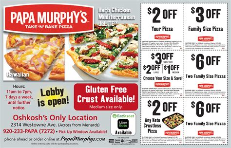 Papa Murphy's Printable Coupons