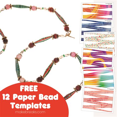 Paper Bead Templates
