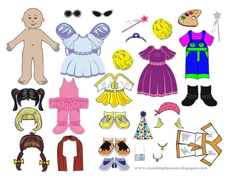 Paper Doll Dress Up Printable