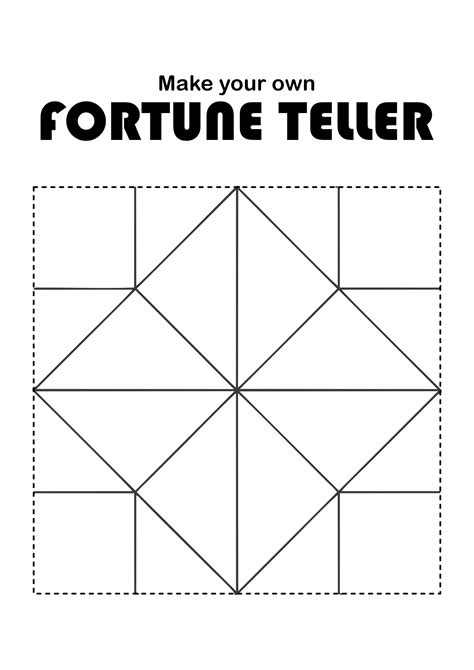 Paper Fortune Teller Printable