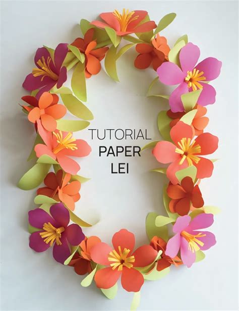 Paper Lei Template