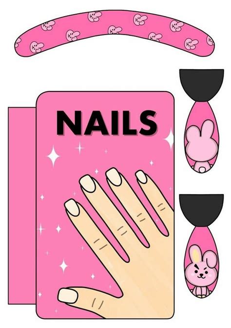 Paper Nails Printable